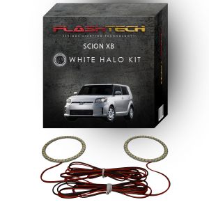 Scion xB White LED Halo Headlight Kit 2011-2015