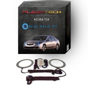 Acura TSX 2009-2014 Blue LED Halo Headlight Kit