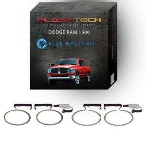 Dodge Ram 2006-2008 Blue LED Halo Headlight Kit