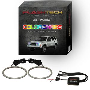 Jeep Patriot ColorChase LED Halo Headlight Kit 2007-2010