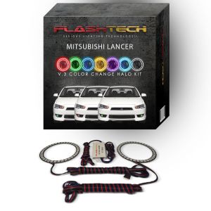 Mitsubishi Lancer V.3 Fusion Color Change LED Halo Fog Light Kit 2008-2016