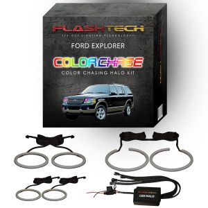 Ford Explorer ColorChase Headlight & LED Halo Fog Light Kit 2002-2005