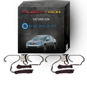 Saturn Ion 2003-2007 Blue LED Halo Headlight Kit