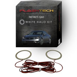 Infiniti Q60 White LED Halo Headlight Kit 2014-2015