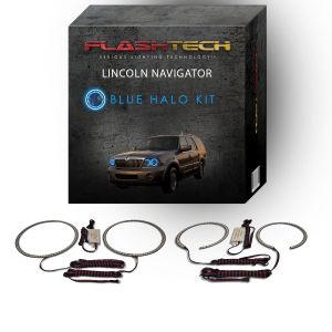 Lincoln Navigator 2003-2006 Blue LED Halo Headlight Kit