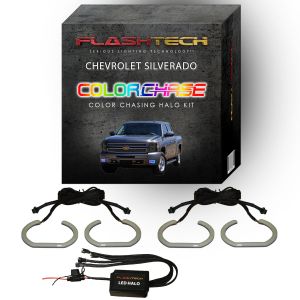Chevrolet Silverado ColorChase LED Halo Headlight Kit 2007-2013