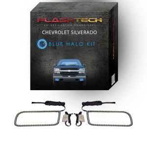 Chevrolet Silverado 2003-2006 Blue LED Halo Fog light Kit