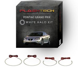 Pontiac Grand Prix White LED Halo Headlight Kit 2004-2008