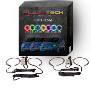 Ford Fiesta V.3 Fusion Color Change LED Halo Headlight Kit 2011-2013