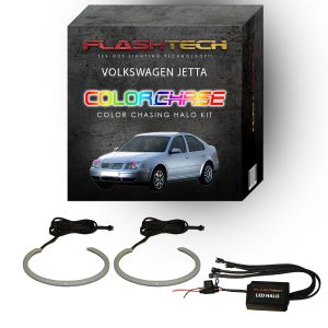 Volkswagen Jetta ColorChase LED Halo Headlight Kit 1999-2004