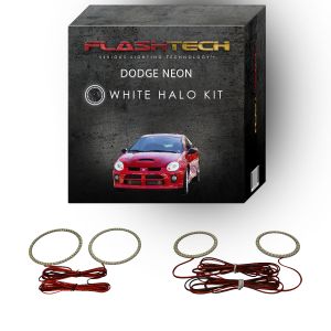 Dodge Neon White LED Halo Headlight Kit 2003-2005