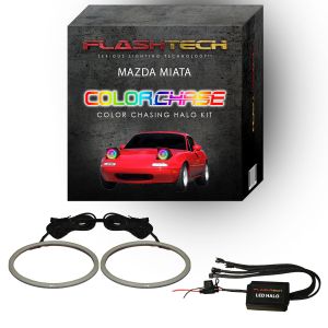 Mazda Miata ColorChase LED Halo Headlight Kit 1990-1997