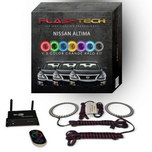 Nissan Altima Sedan 2013-2015 V.3 Fusion Color Change LED Halo Fog light Kit with Wifi Remote