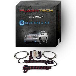 GMC Yukon 2007-2013 Blue LED Halo Fog light Kit