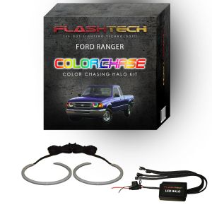 Ford Ranger ColorChase LED Halo Headlight Kit 1993-1997