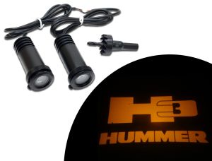 Flashtech Puddle Light Kit for Hummer H3 - Amber