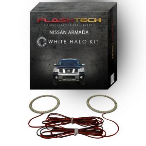 Nissan Armada White LED Halo Fog Light Kit 2004-2007
