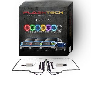 Ford F150 V.3 Fusion Color Change LED Halo Headlight Kit 2009-2015