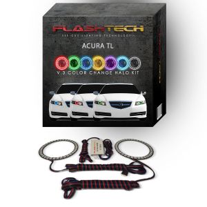 Acura TL V.3 Fusion Color Change LED Halo Headlight Kit 2004-2008
