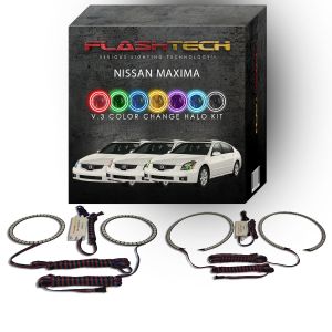 Nissan Maxima V.3 Fusion Color Change LED Halo Headlight Kit 2007-2008