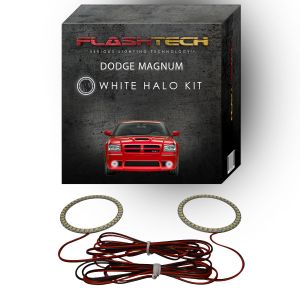 Dodge Magnum White LED Halo Fog Light Kit 2005-2008