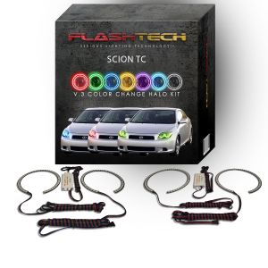 Scion tC V.3 Fusion Color Change LED Halo Headlight Kit 2005-2007