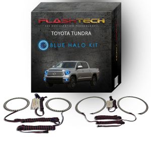 Toyota Tundra V.3 Fusion Color Change Headlight & LED Halo Fog Light Kit 2014-2015 Blue LED Halo Headlight and Fog light Kit