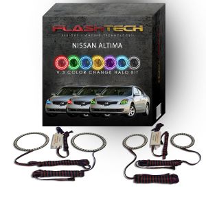 Nissan Altima Sedan V.3 Fusion Color Change LED Halo Headlight Kit 2010-2012