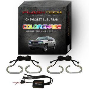 Chevrolet Suburban ColorChase LED Halo Headlight Kit 2000-2006