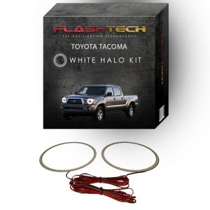 Toyota Tacoma White LED Halo Headlight Kit 2005-2011