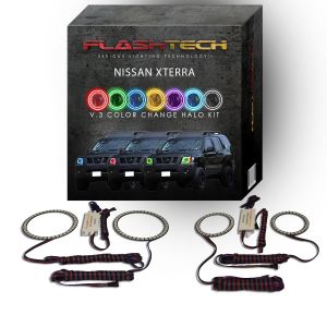 Nissan X-Terra V.3 Fusion Color Change LED Halo Headlight Kit 2005-2015