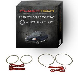 Ford Explorer Sport Trac White LED Halo Headlight Kit 2006-2010