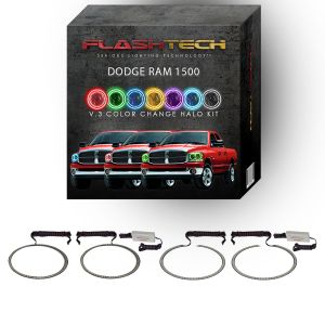 Dodge Ram V.3 Fusion Color Change LED Halo Headlight Kit 2006-2008