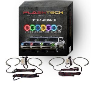 Toyota 4-Runner V.3 Fusion Color Change LED Halo Headlight Kit 2003-2005