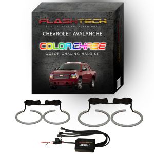 Chevrolet Avalanche ColorChase LED Halo Headlight Kit 2007-2013