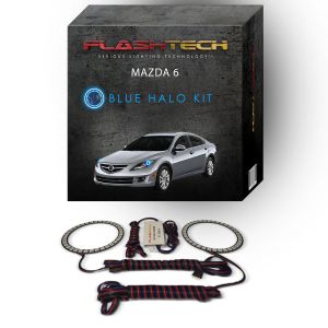 Mazda 6 2011-2013 Blue LED Halo Headlight Kit