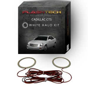 Cadillac CTS White LED Halo Headlight Kit 2003-2007