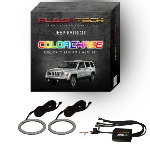 Jeep Patriot ColorChase LED Halo Fog Light Kit 2007-2010