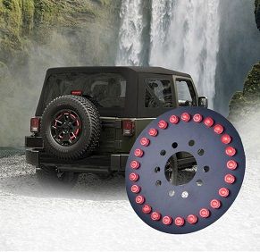 Spare Tire 3rd Wheel Brake Light Jeep Wrangler JK 2007-2017