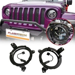JEEP WRANGLER JL 7" HEADLIGHT MOUNTING BRACKET