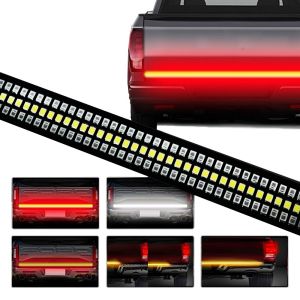 48" TRIPLE STACK LED Tailgate Light Bar with Sequential Amber Turn Signals