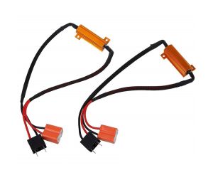 H7 Single Beam 50W Resistor Harness