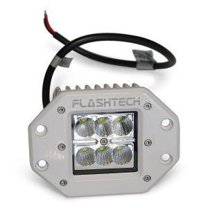 18w LED Cube Fog Light 6 LED Recessed Mount White