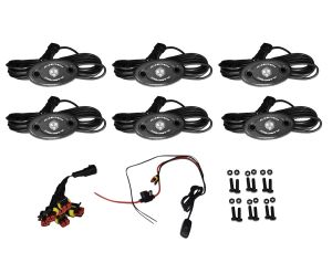 Rock Light 6 Piece Kit - White
