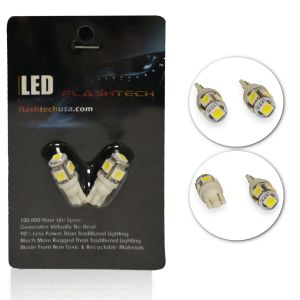 LED Exterior and Interior SMD LED Bulbs - 5 5050 LED - T10