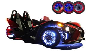 3-Wheel Polaris Slingshot LED Wheel Light Kit