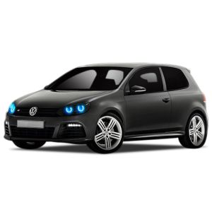 Volkswagen Golf (Facotry HID) 2010-2013 Blue LED Halo Headlight Kit