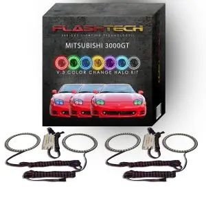 XtremeVision Cool White Interior LED Kit For Mitsubishi 3000 GT 1991-1999 (7 Pieces) + Installation Tool