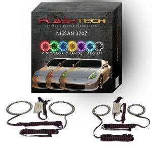 Flashtech Nissan 370Z V.3 Color Change LED Halo Headlight Kit